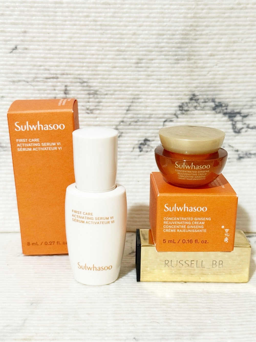 Sulwhasoo Skincare Duo: Rejuvenating Ginseng Cream & Activating Serum